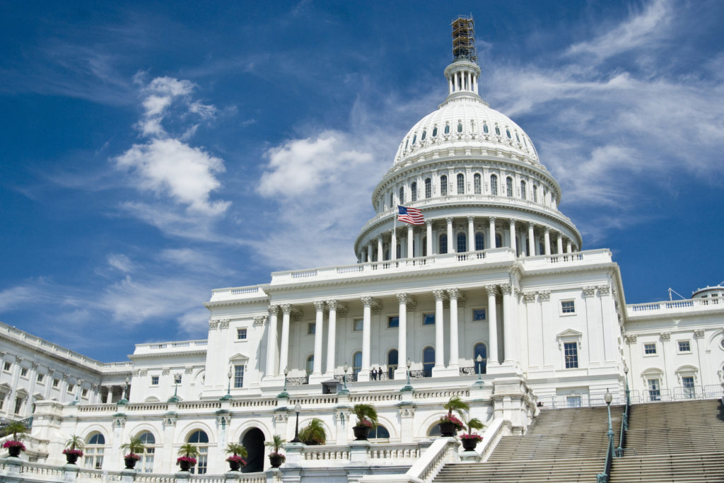 United States White Capitol Building
