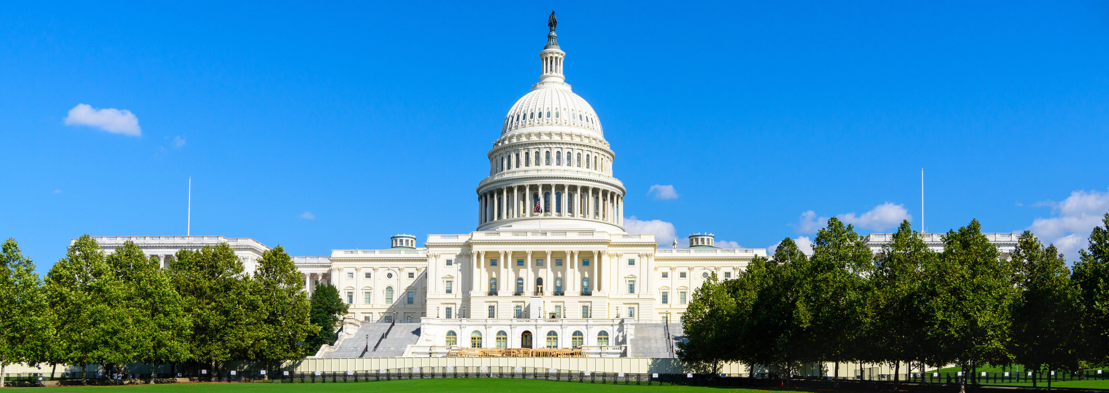 image of capital building and a blue sky